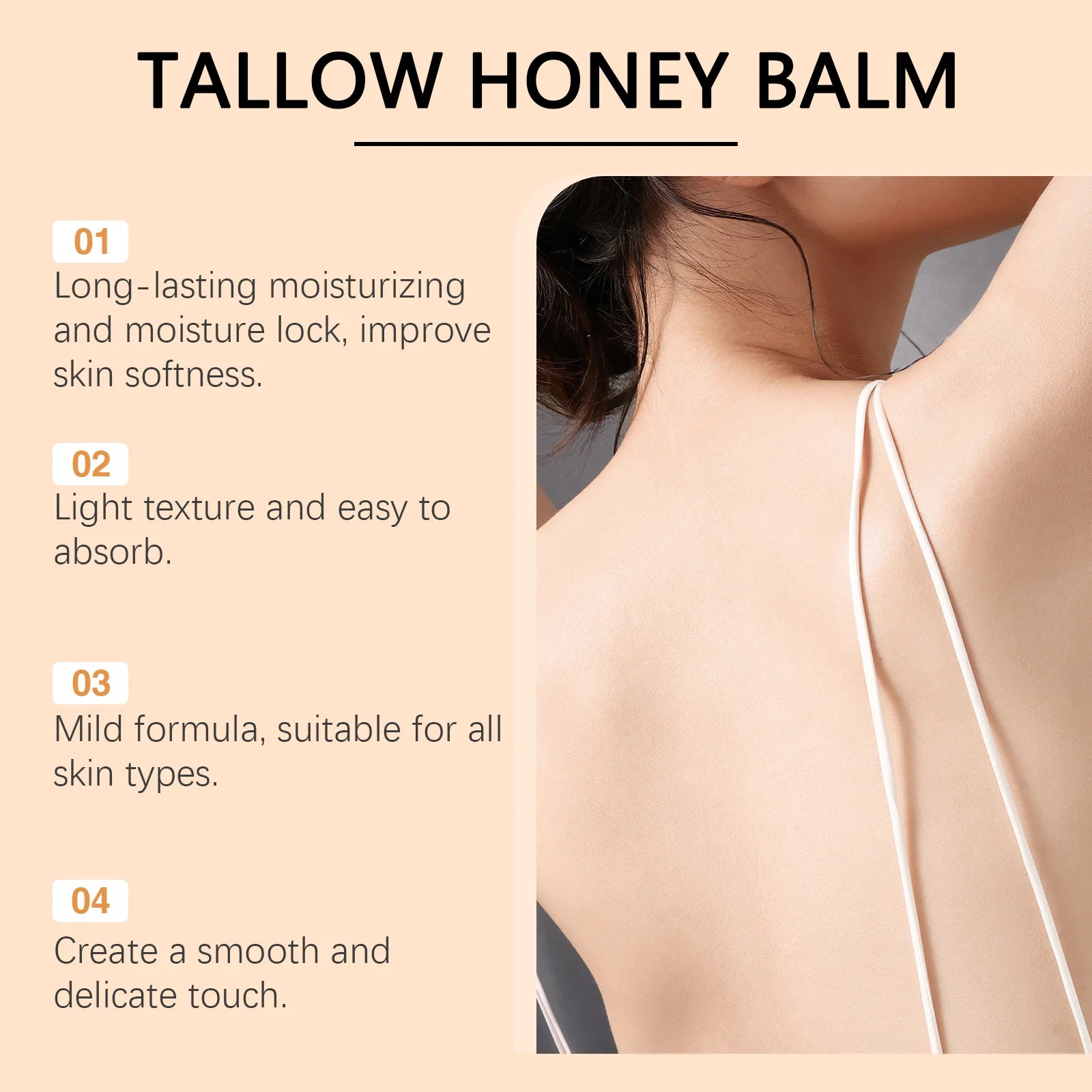 Tallow Honey Cream Glow Hydrating Skin (Face& Body)